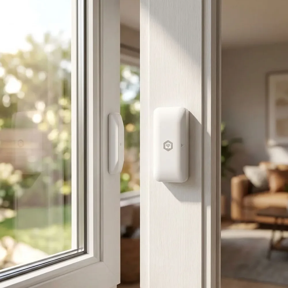 Smart-Home Zigbee Tür- & Fenstersensor, 4,4 x 2,1 x 0,9 cm