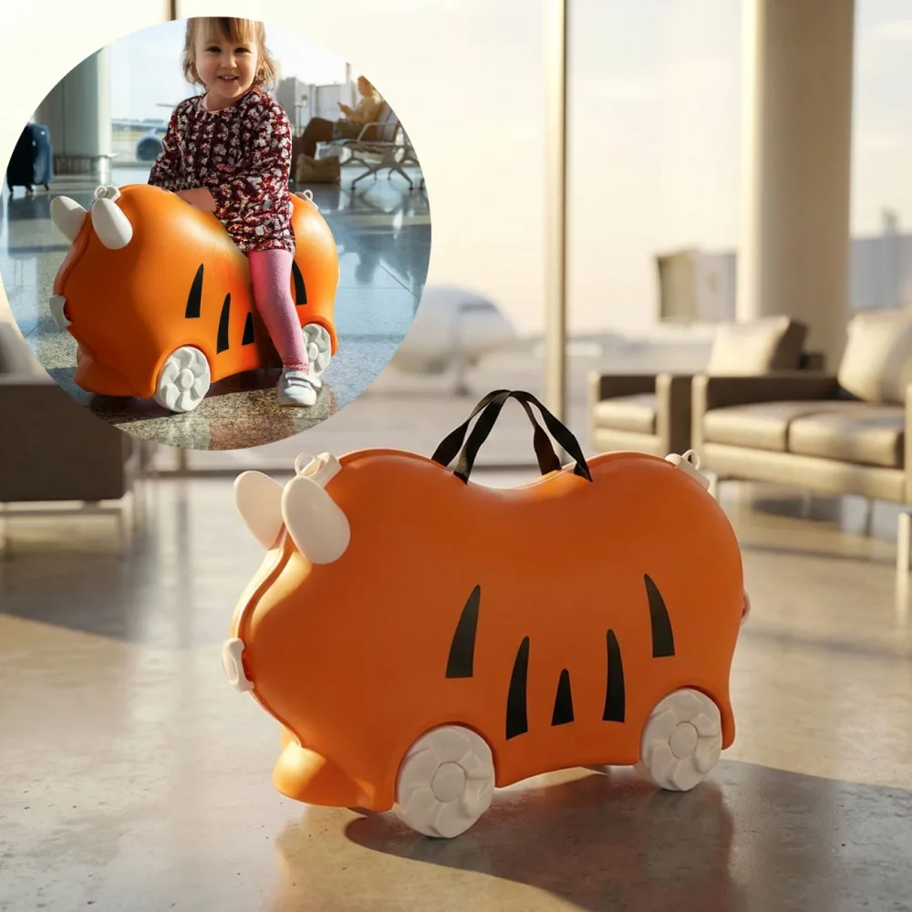 Kinder Trolley Hartschalenkoffer, 32L, orange