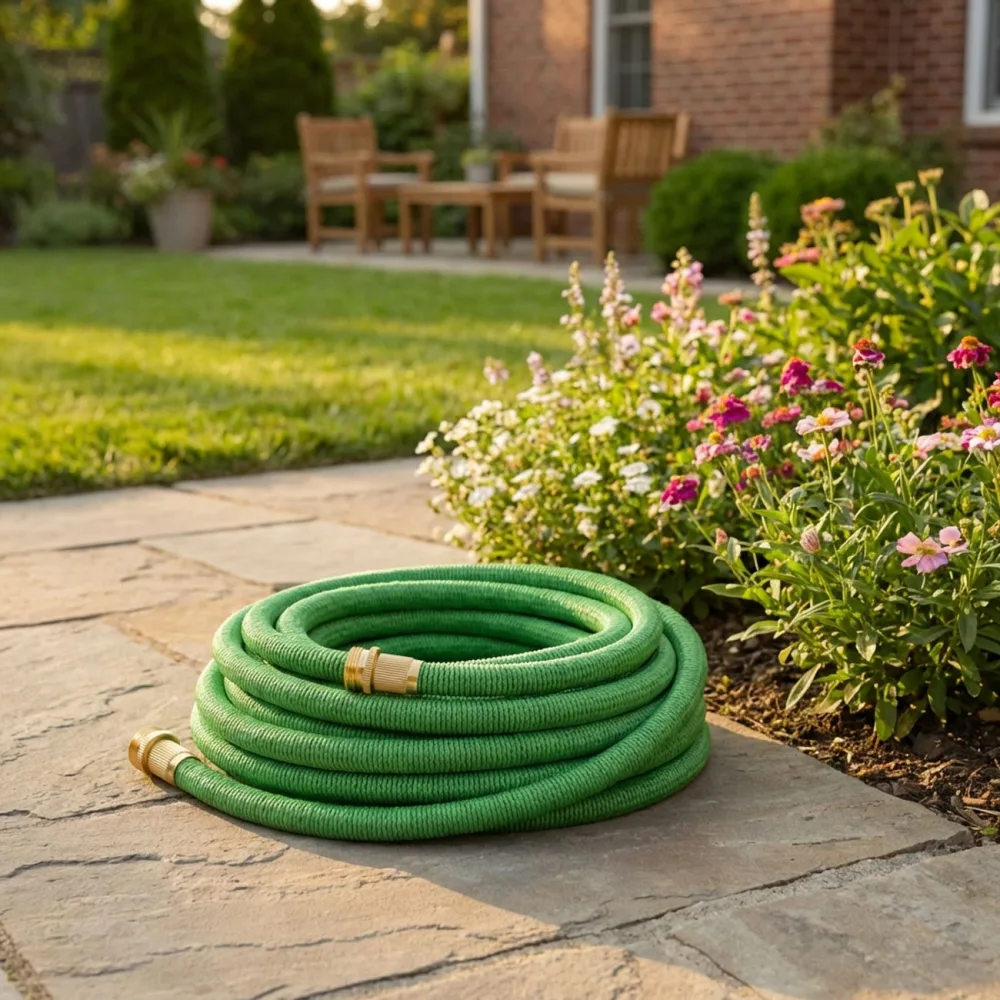 Dehnbarer Profi Gartenschlauch mit Alu-Anschlüssen, 10 - 30 m