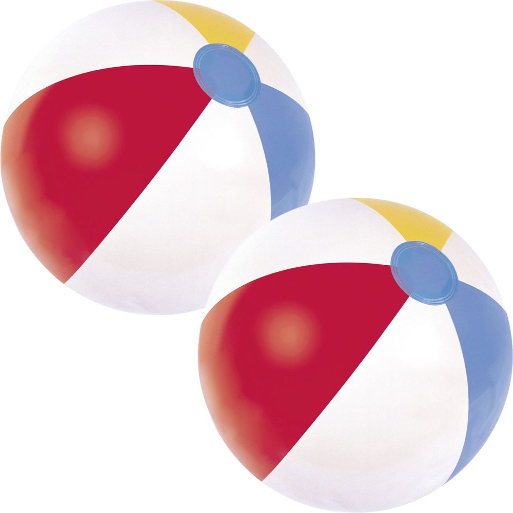 2er-Set Retro-Wasserball, Ø 34 cm