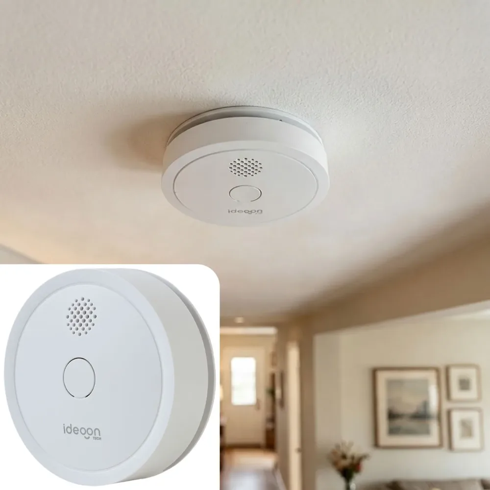 WLAN Rauchmelder mit App, EN 14604, 85dB, weiss
