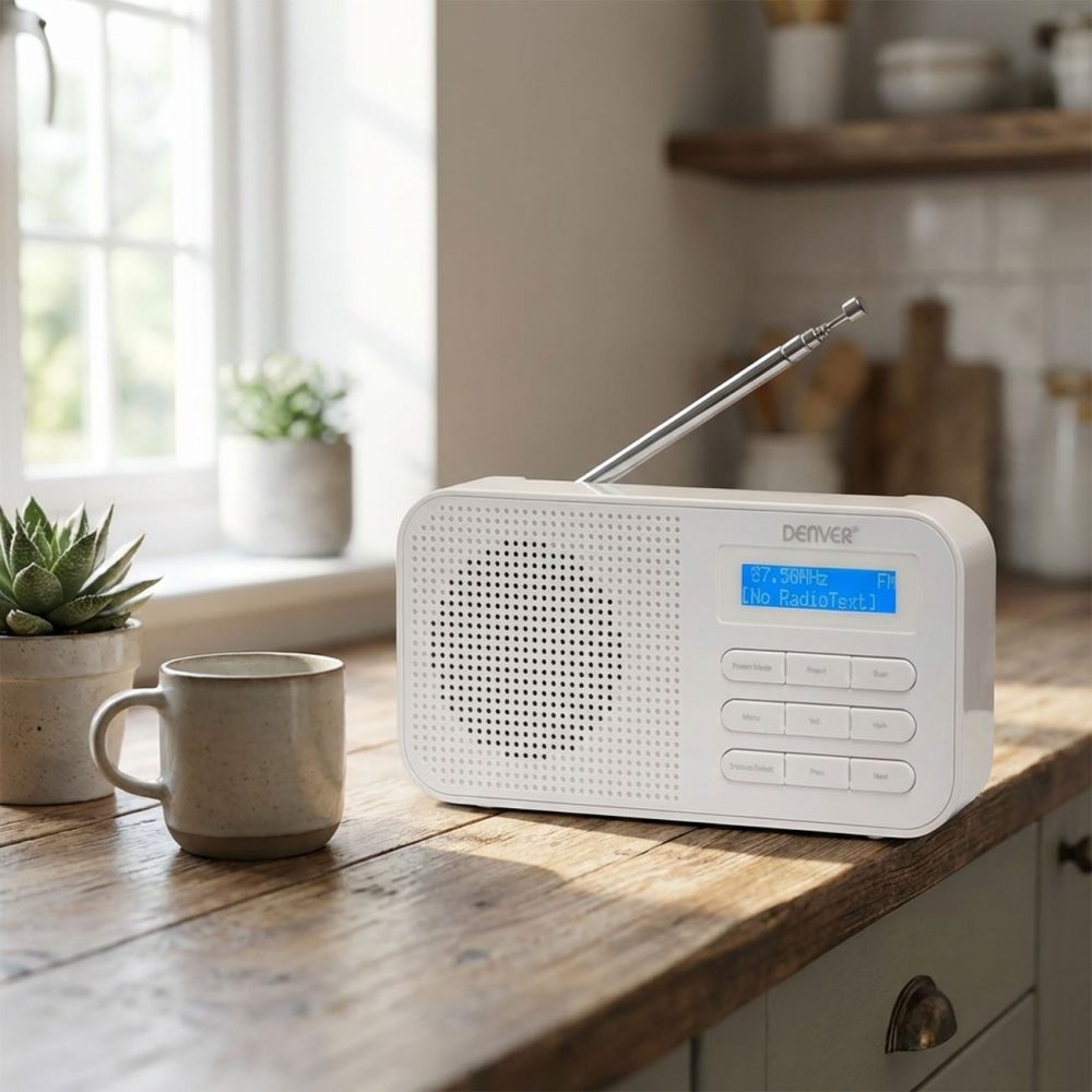 DENVER Radio DAB-42W WHITE DAB+ / FM