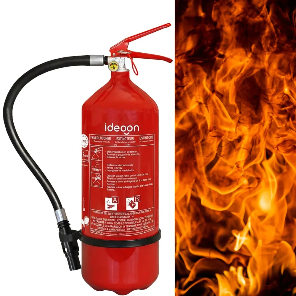 Schaumfeuerlöscher, 6l, Fluorfrei, Brandklasse A B