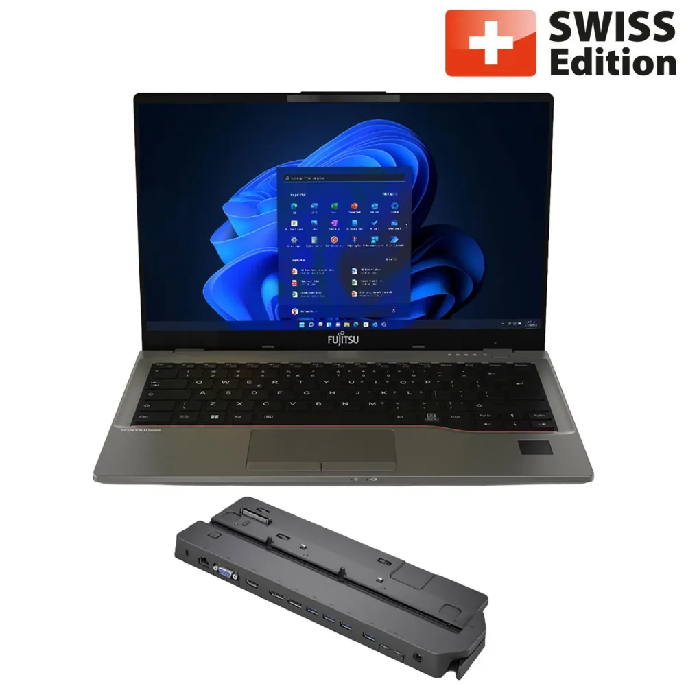 Fujitsu Lifebook U7412, silber
