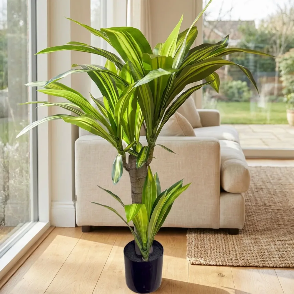 Kunstpalme Yucca Dracaena, Ø12 x H 80 cm