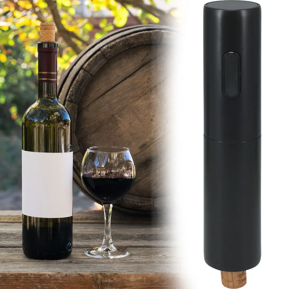Elektrischer Weinöffner, schwarz