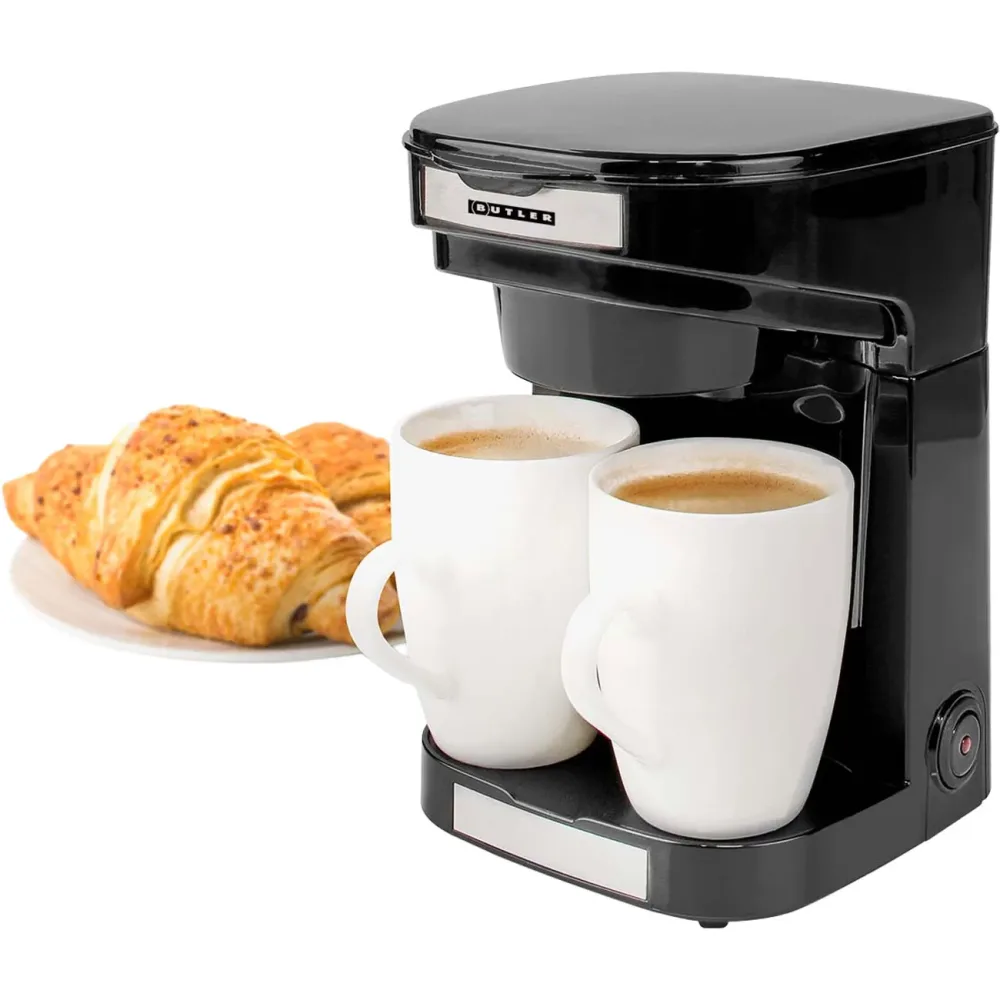 Butler 16100129 Kaffeemaschine Schwarz, Silber mit Filterkaffee-Funktion