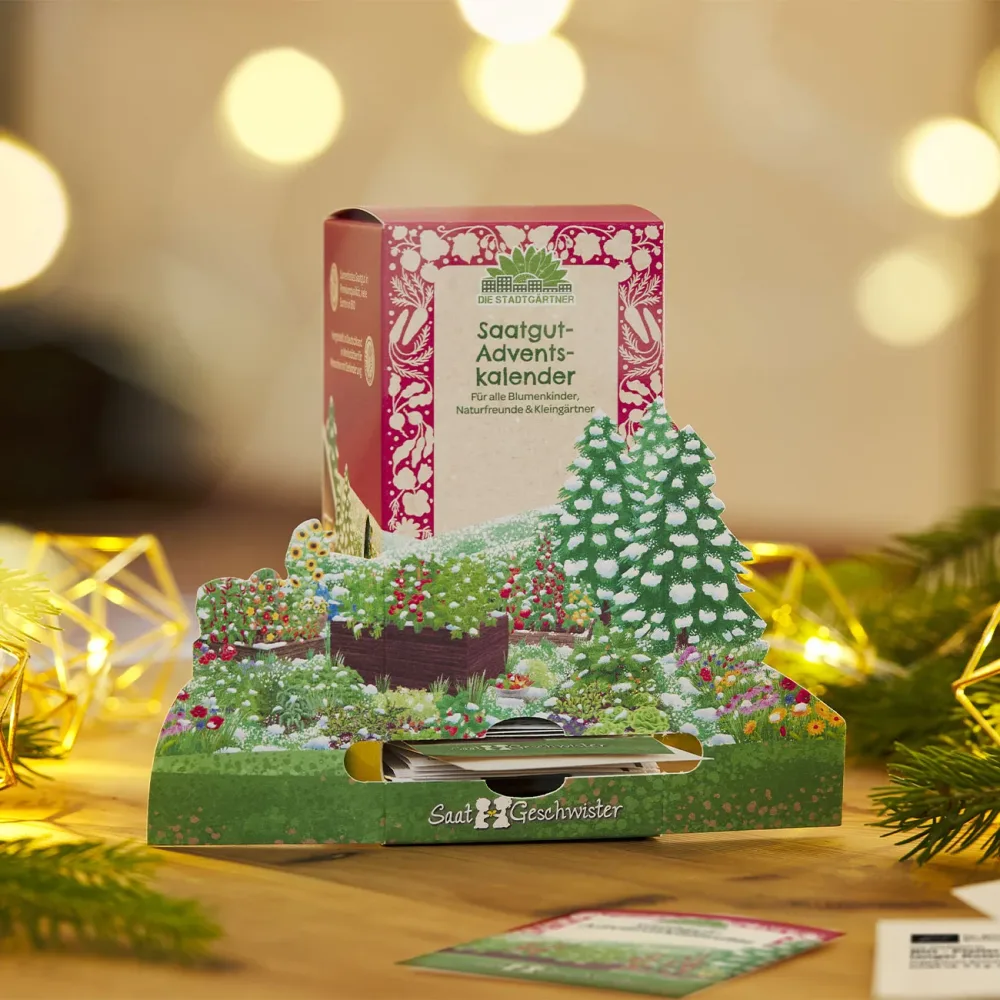 Saatgut-Adventskalender Winterlandschaft