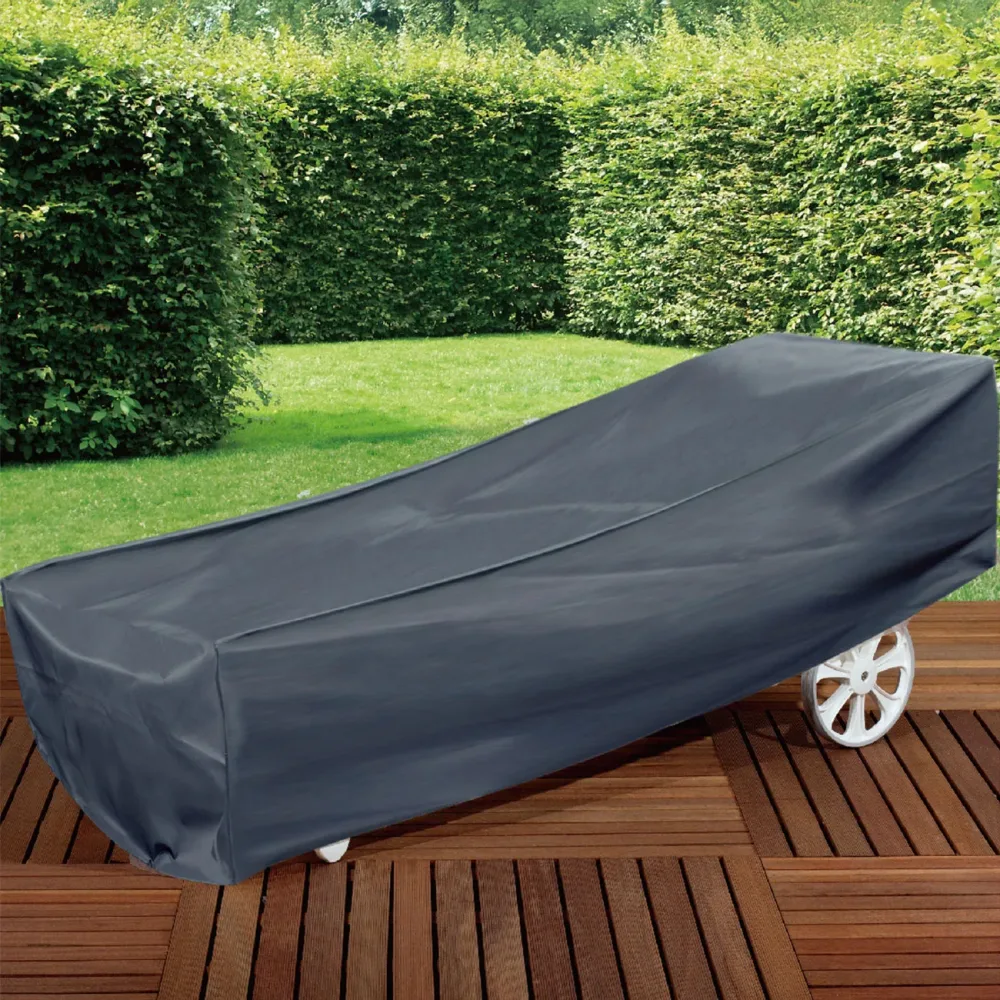 Deluxe Schutzhaube für Rollliegen, anthrazit, 200x75x40/70 cm