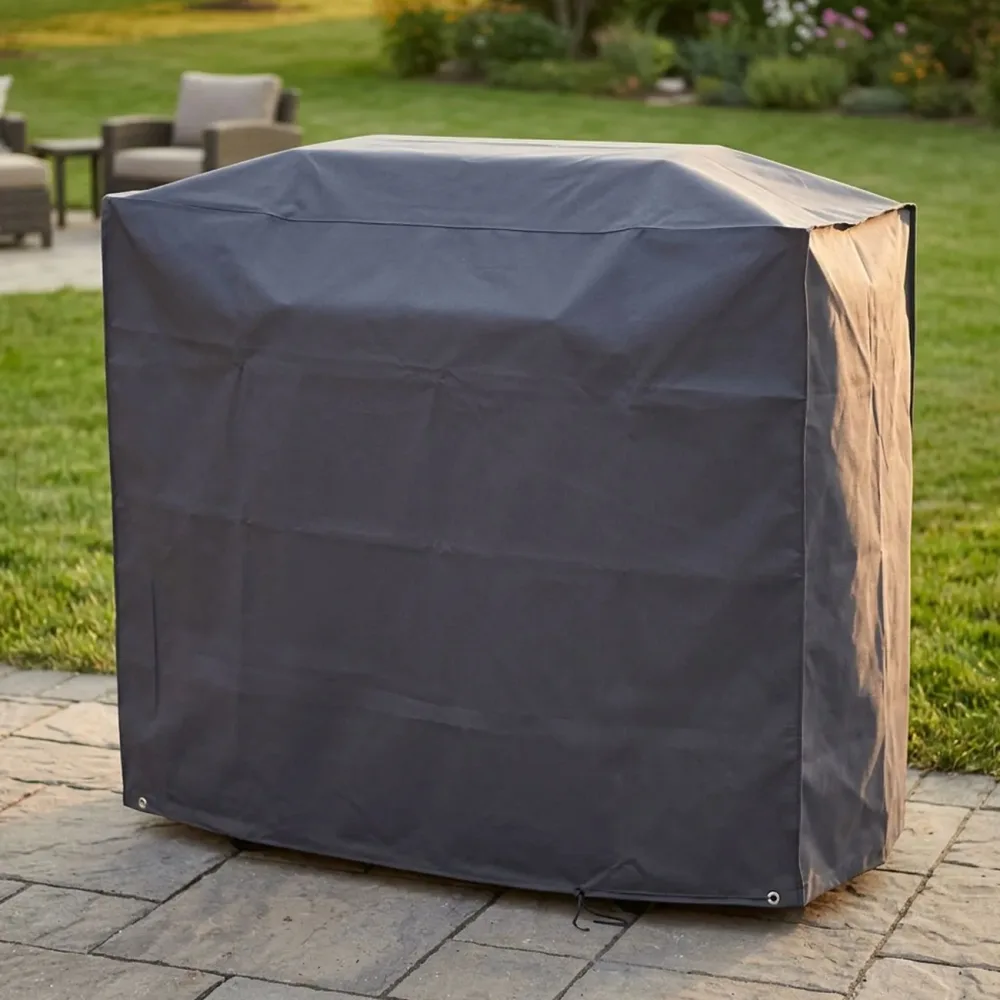 Deluxe Grillabdeckung für Gasgrill, anthrazit, 145x60x120 cm
