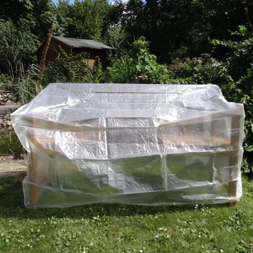 Schutzhaube für Gartenbänke, 160x80x75 cm
