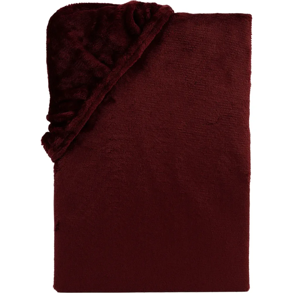 Spannbettlaken Cashmere Touch 140-160x200 cm, bordeaux