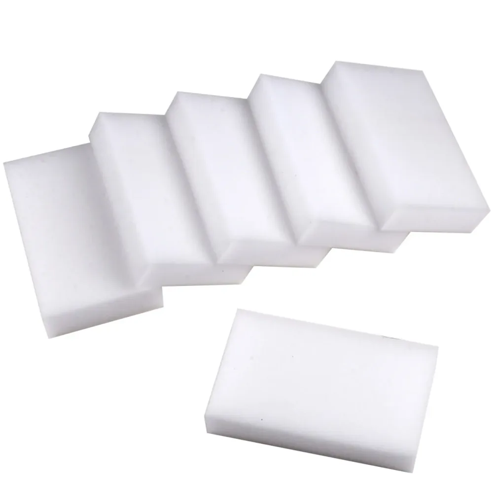Schmutzradierer 6er-Set zur Beseitigung hartnäckiger Flecken, weiss, 10 x 6 cm
