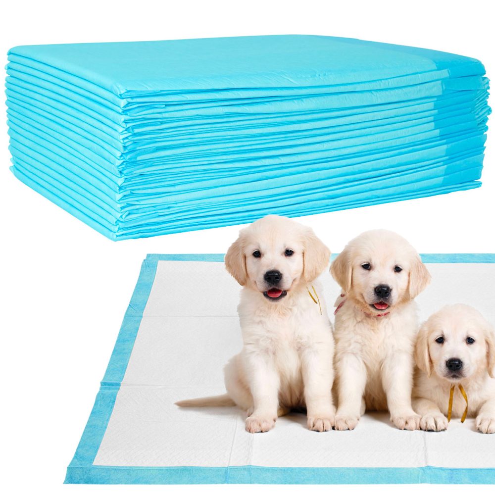Trainingspads 20 Stück für Hunde, 5-lagig, auslaufsicher, 60 x 60 cm