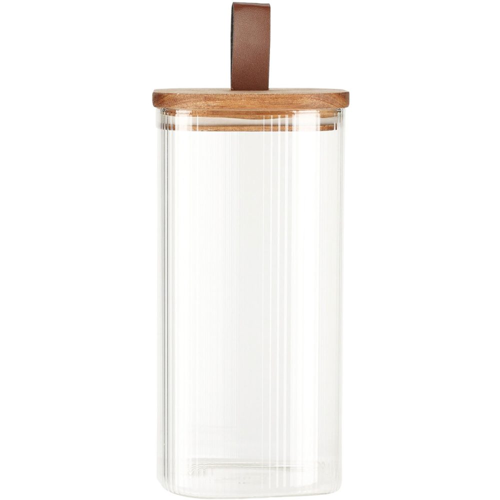 Vorratsglas mit Akazienholzdeckel, 1500 ml