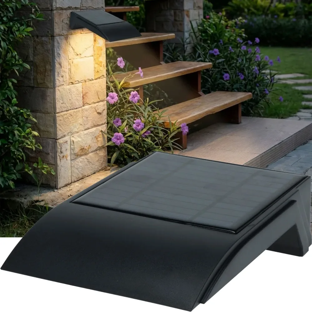 Solar-LED-Wandleuchte mit PIR-Sensor, 50 Lumen