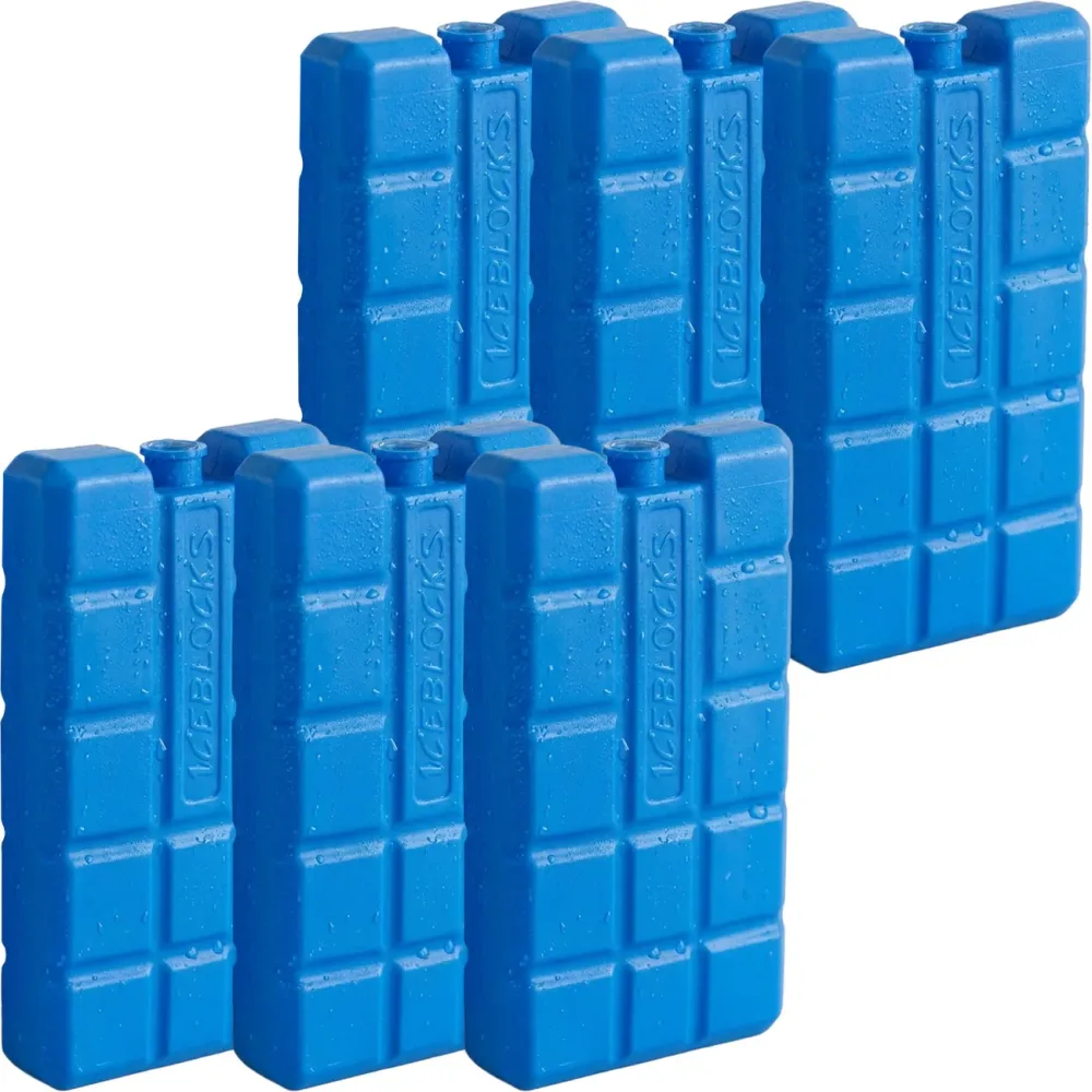 Kühlelemente im 6er-Set, Kühlakkus, je 200 g