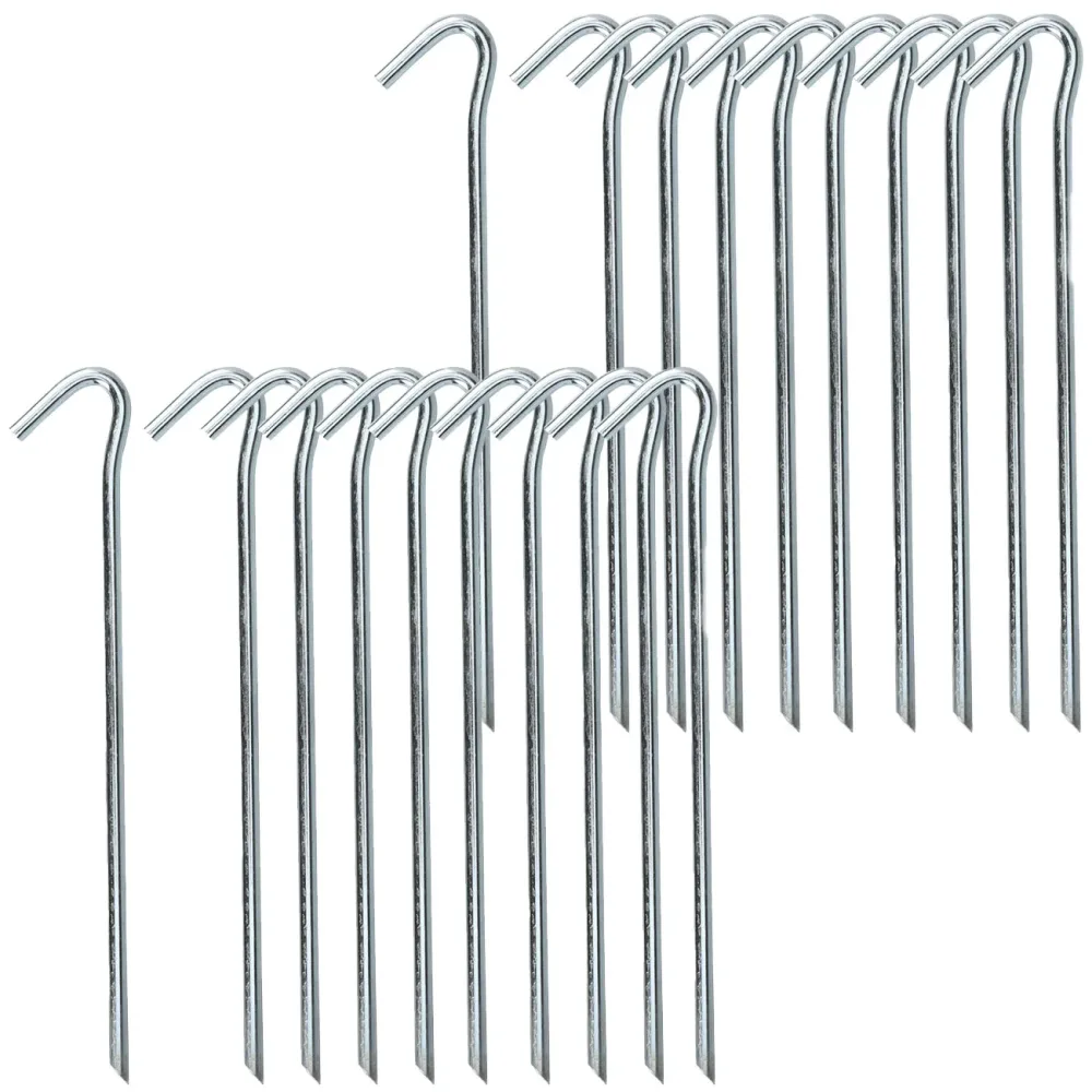 Zeltheringe, 20 Stück, 23 cm lang, 6 mm dick