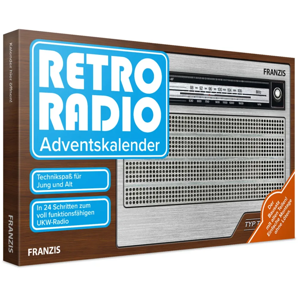 Adventskalender Retro-Radio, Technikspass für Jung und Alt