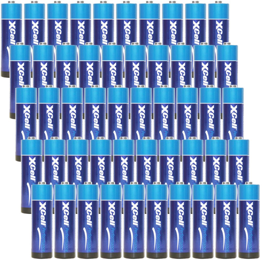 50er-Set Batterie Typ AA (Mignon), LR06, Alkaline, 1,5V