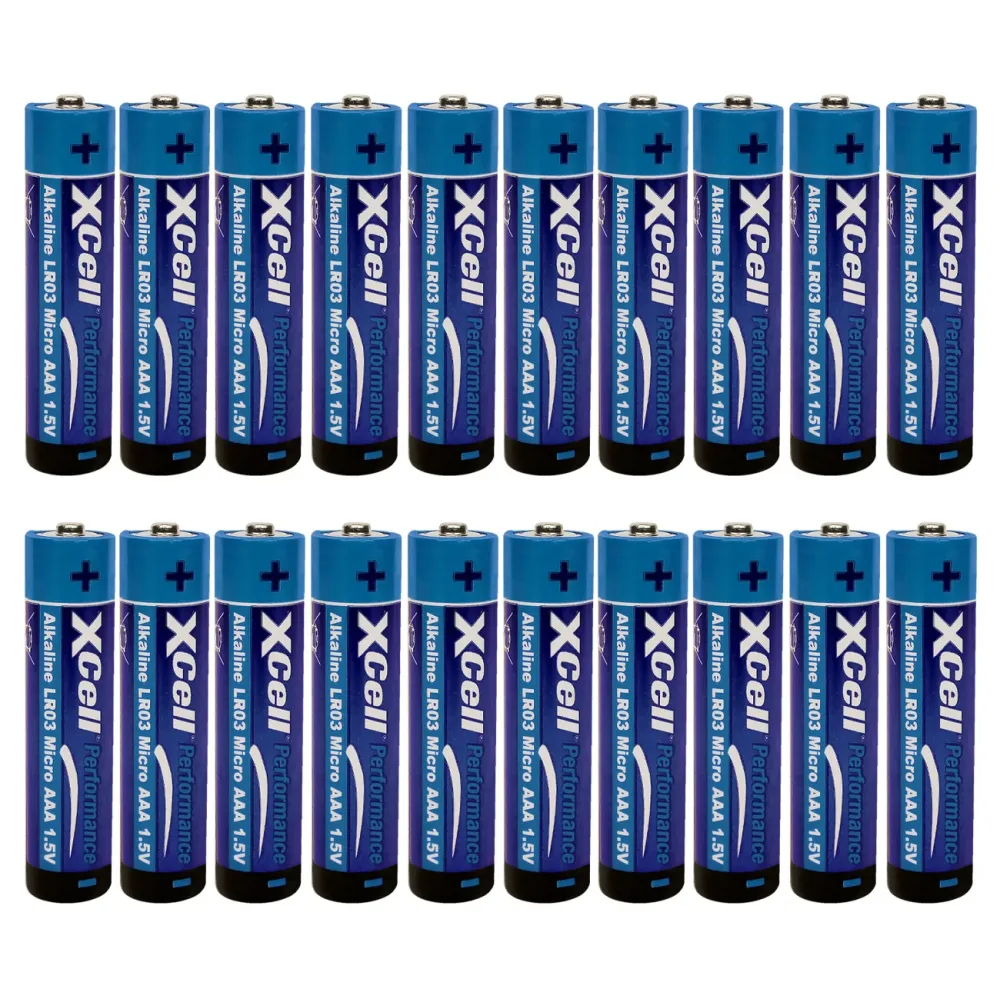 20er-Set Batterie Typ AAA (Micro), LR03, Alkaline, 1,5V