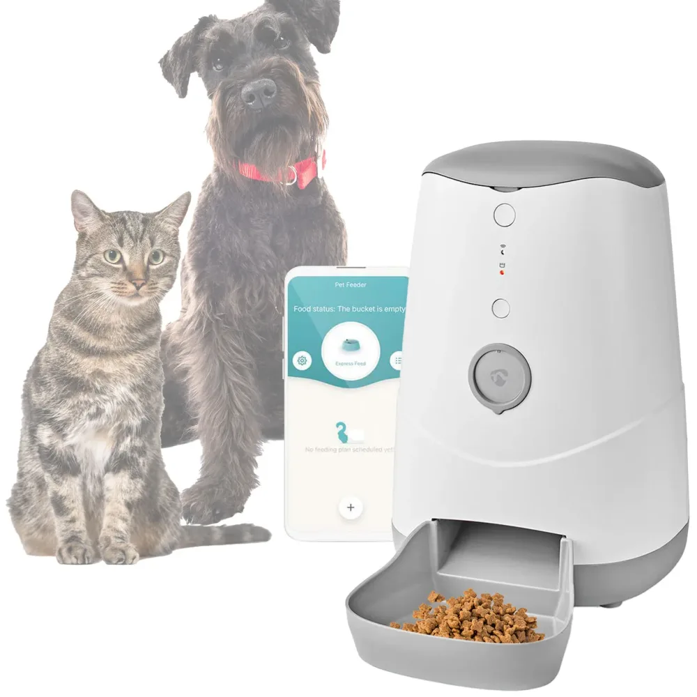 Nedis - Futterspender mit WLAN für Haustiere, One Size