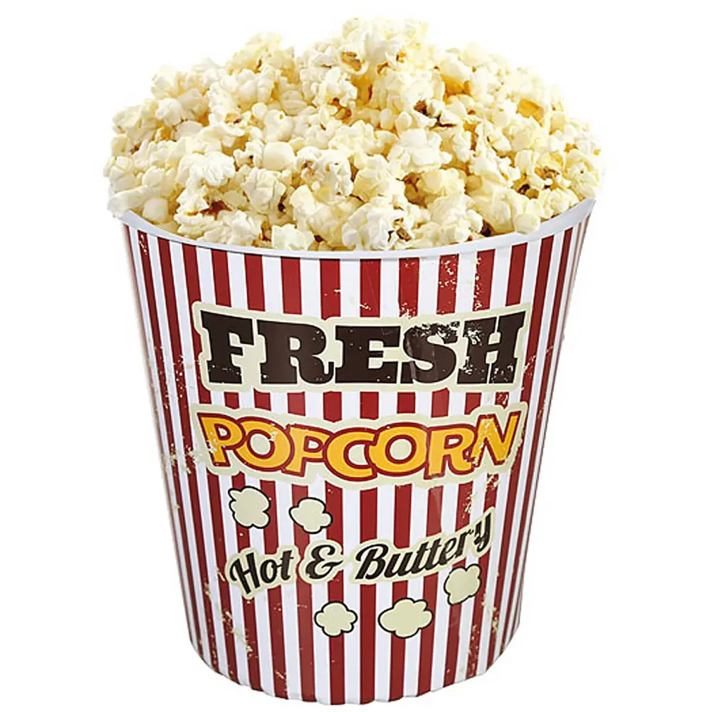 Vintage Kino-Popcorn Becher spülmaschinenfest 18 cm
