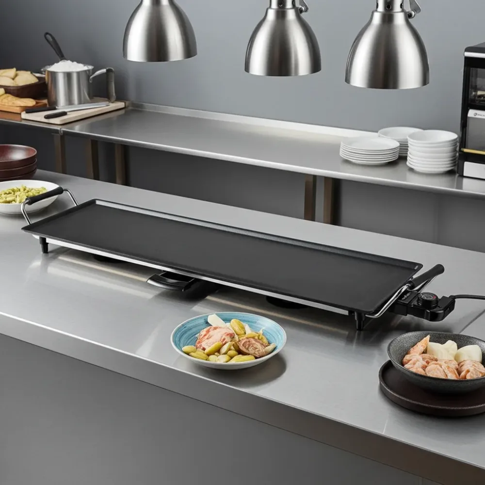 Nedis FCTE110EBK90 Teppan Yaki Tischgrill Schwarz