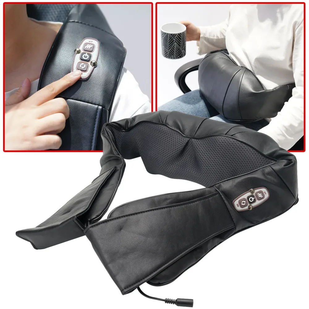 Shiatsu-Massagerät für Nacken, Schulter u.v.m. mit 4 Massageköpfen & IR-Tiefenwärme