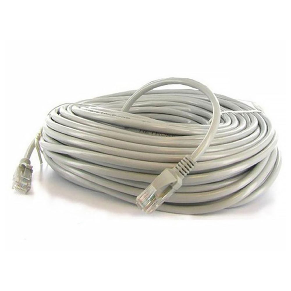 Netzwerkkabel CAT6e UTP, vergoldete Kontakte, 2x RJ45-Stecker, Kupferinnenleiter, L 2,0 m
