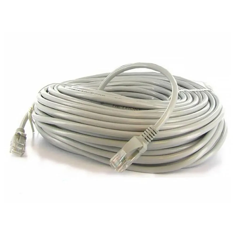 Netzwerkkabel CAT6e UTP, vergoldete Kontakte, 2x RJ45-Stecker, Kupferinnenleiter, L 1,0 m