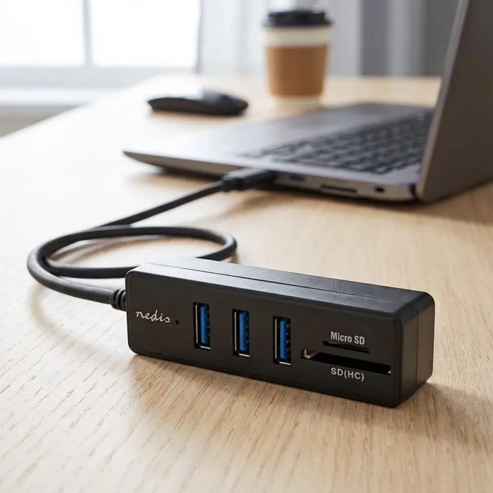 USB-C Hub mit USB-A und Cardreader
