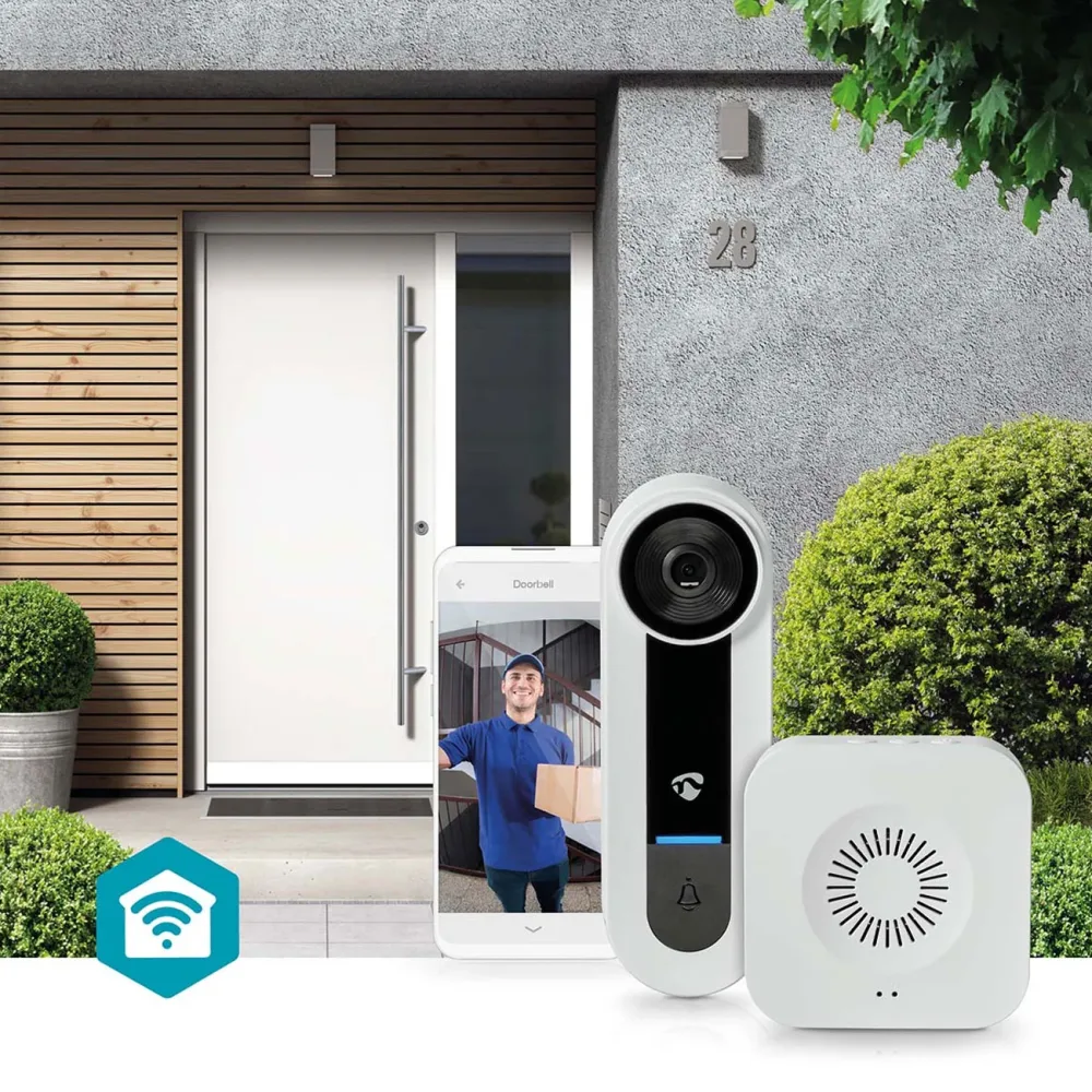 SmartLife Video-Türsprechanlage,  HD-Video mit 1536 p, grosser Blickwinkel