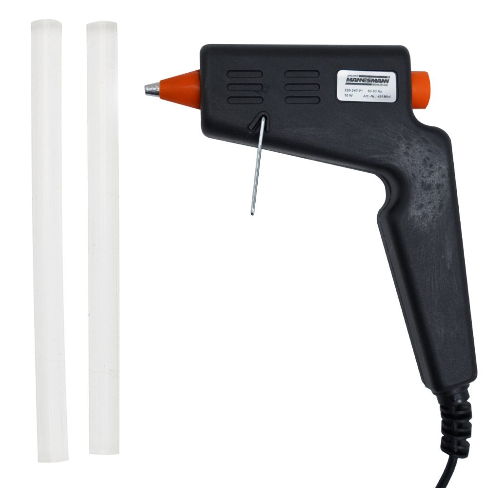 Mini Klebepistole mit 2 Klebesticks, 30 W