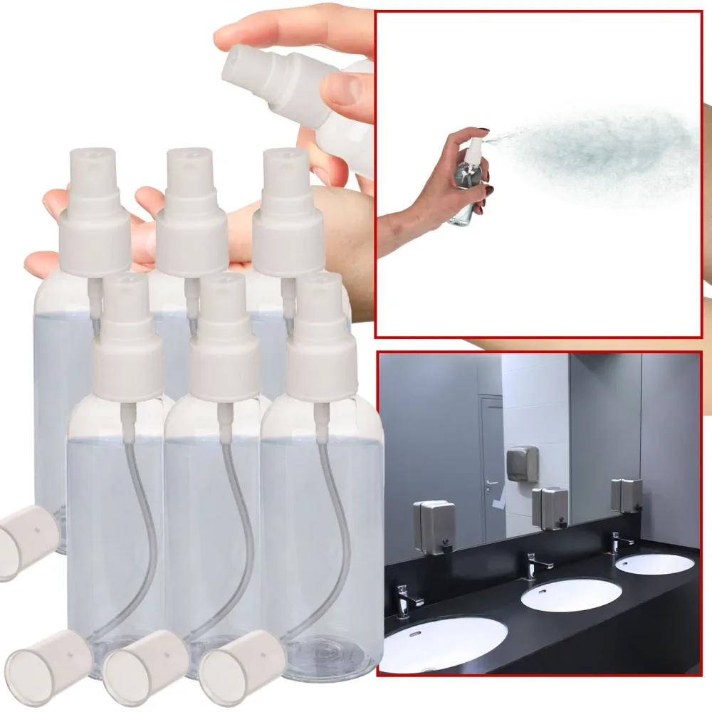 6er-Set Zerstäuberflasche, 100 ml
