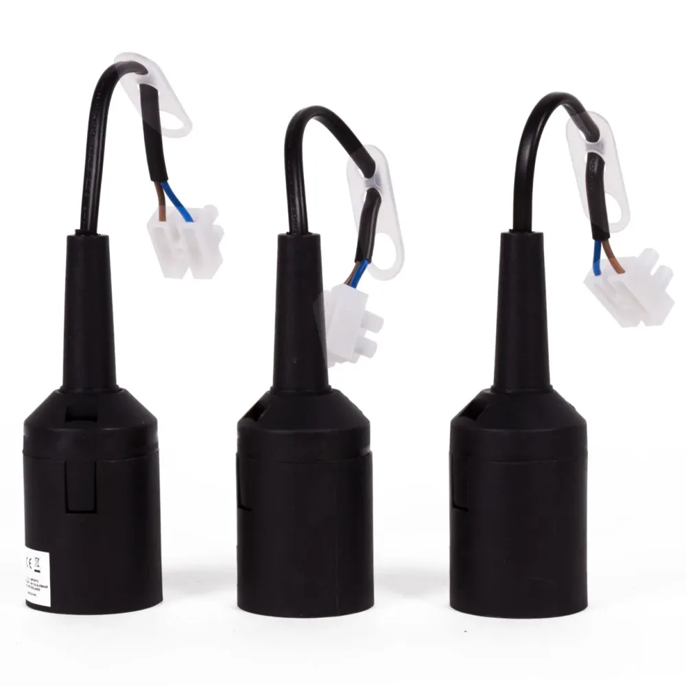 Lampenfassung mit E27 Gewinde, 3er-Set