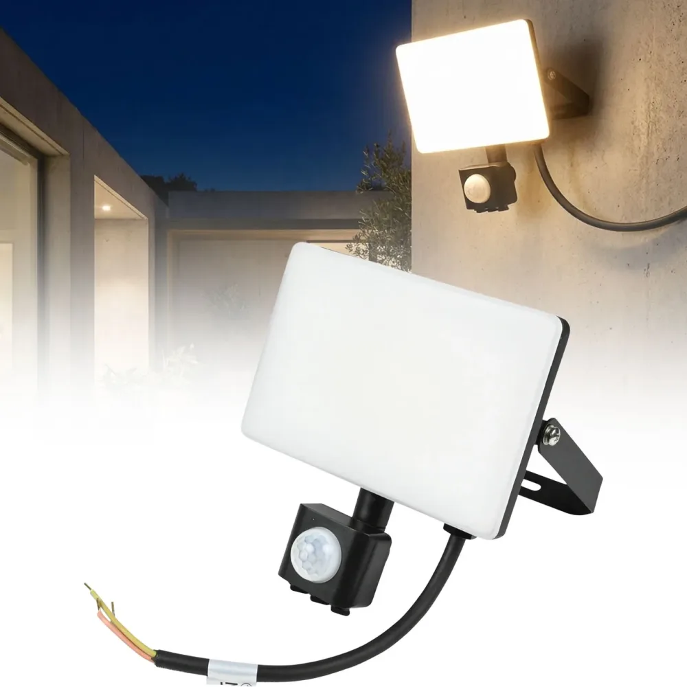 LED-Strahler, ultra-flach, Hofleuchte, IP44, 30W