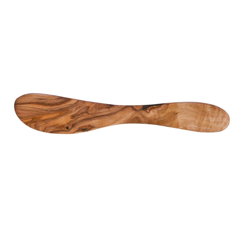 Buttermesser, Streichmesser, 17 cm, Olivenholz