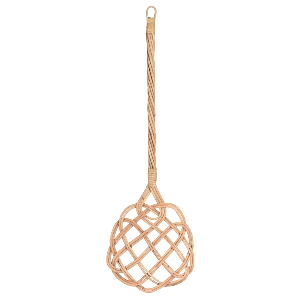 Teppichklopfer aus Kubu-Rattan, 24 x 72 cm