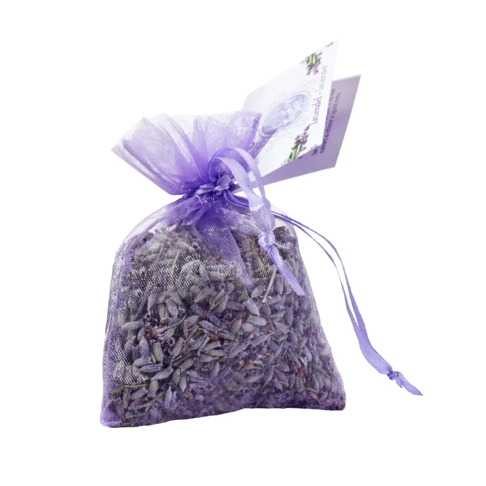 Duftsäckchen Lavendelblüten, Kleiderschrank Lavendelkissen mit feinem Duft, 15 g