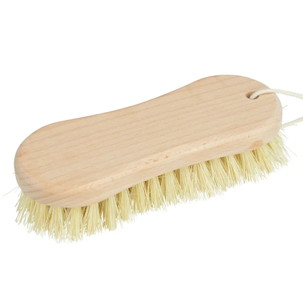 Wasch- und Scheuerbürste aus Holz und Sisalfasern, 15 cm