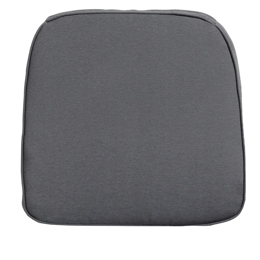 Stuhlkissen Outdoor, bequemes und komfortables Sitzkissen, grau, 48 x 48 x 5 cm