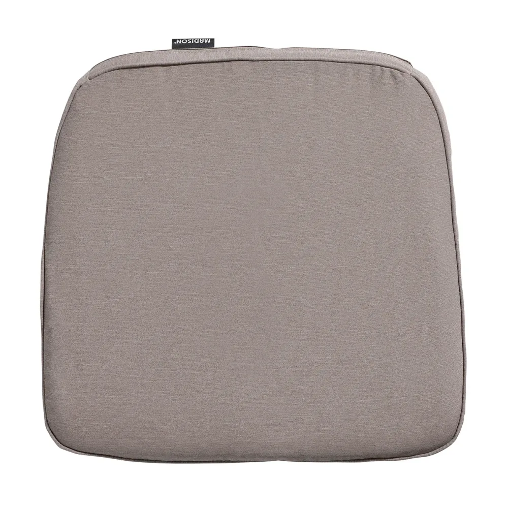 Stuhlkissen Outdoor, bequemes und komfortables Sitzkissen, taupe, 48 x 48 cm
