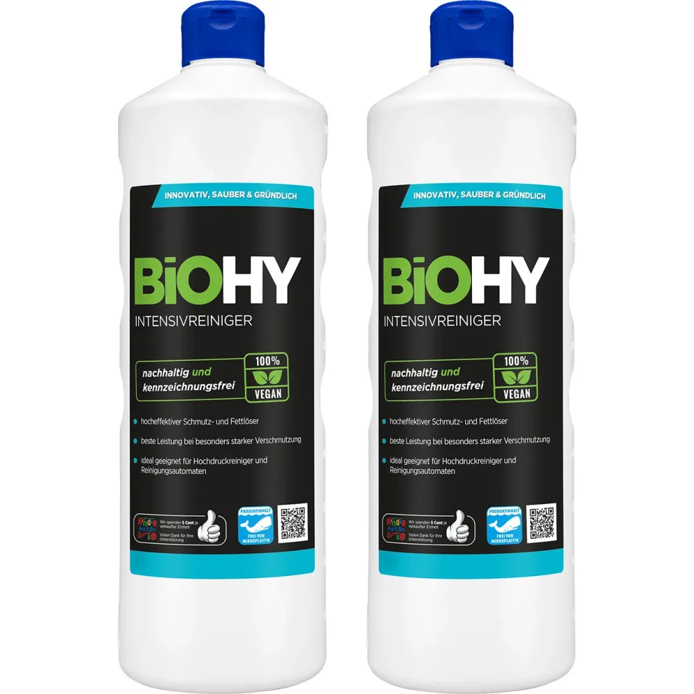 2er-Set Intensivreiniger, 100% vegan, nachhaltig und kennzeichnungsfrei, 1 Liter