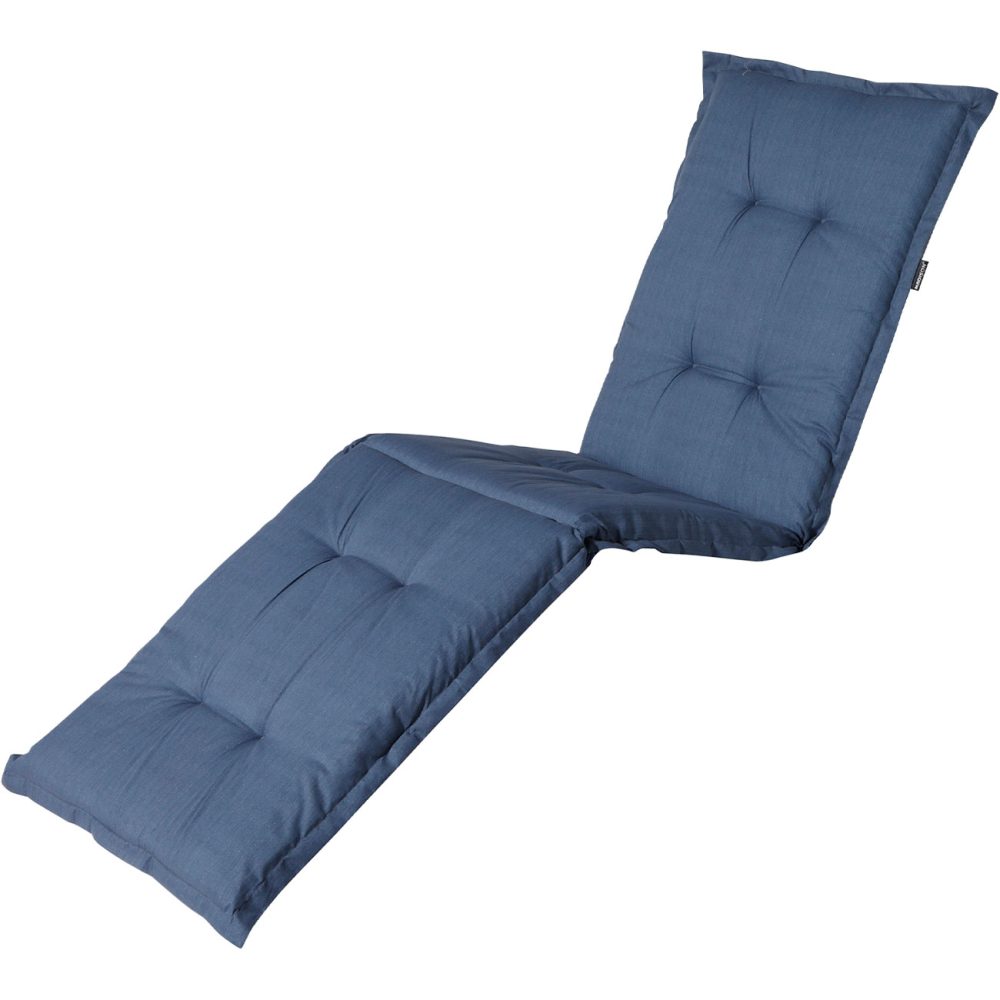 Liegen-Auflage, weiche und komfortable Polsterauflage, kobalt, 200 x 65 cm