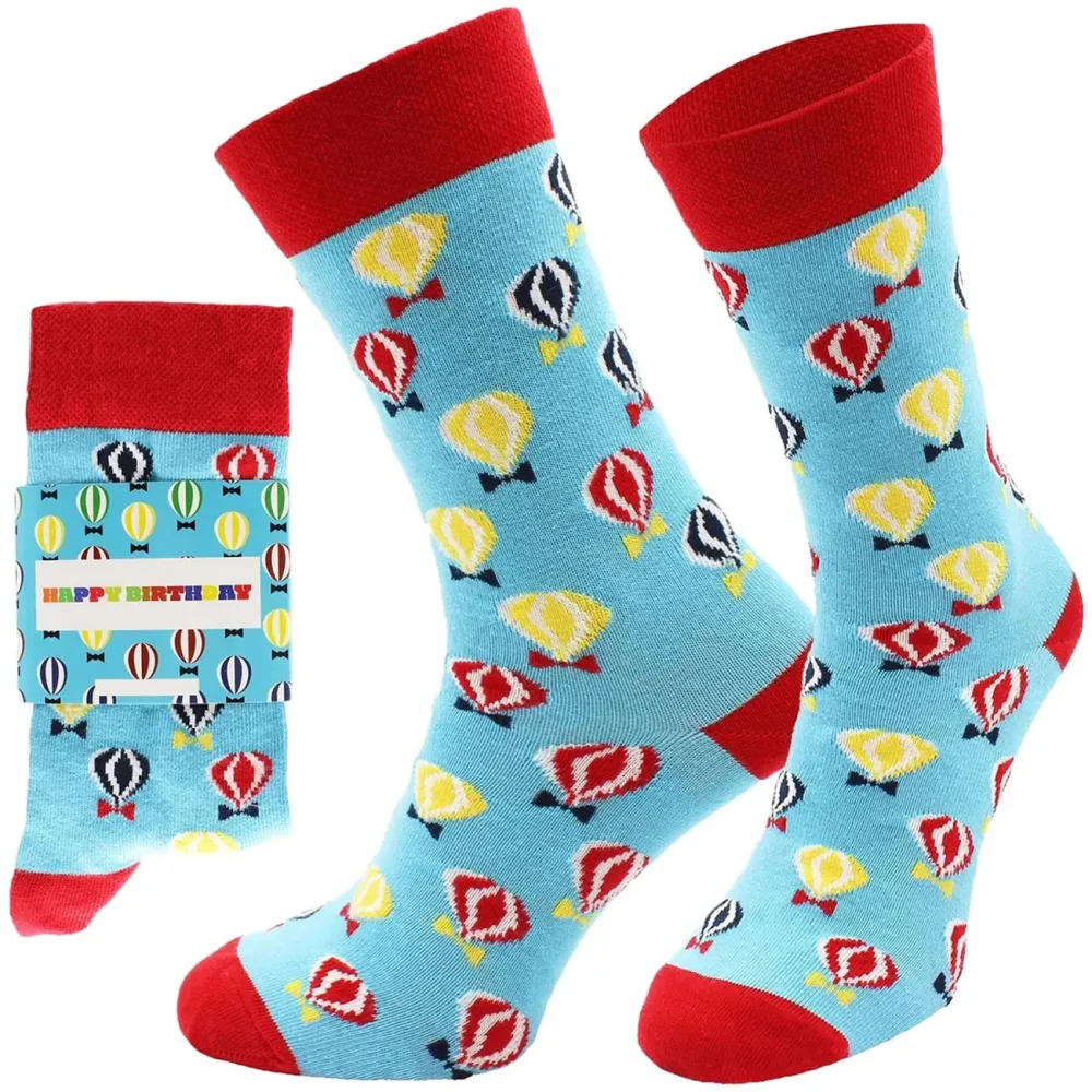 Freizeitsocken Happy-Birthday, 1 Paar, 36-40