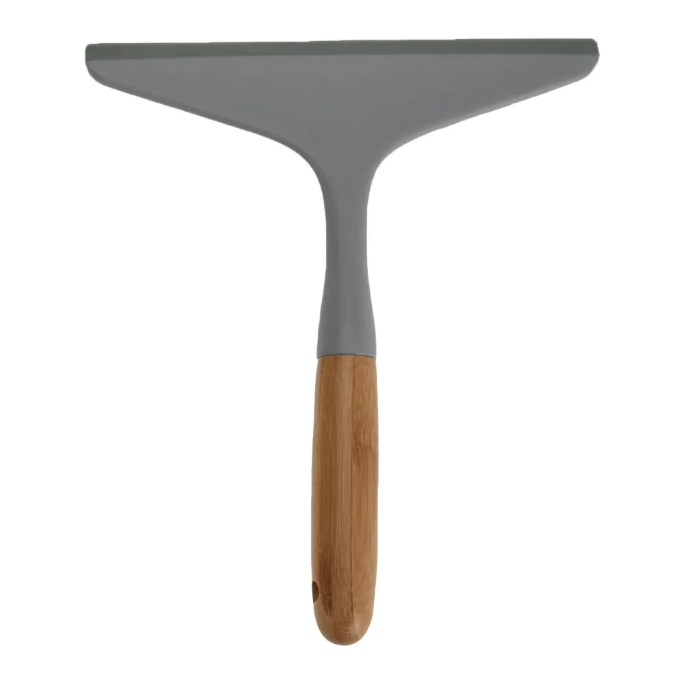 Fensterwischer mit Bambusgriff, 2-farbig sortiert, 24 x 20 x 3 cm