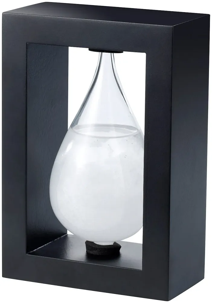Modernes FitzRoy-Sturmglas in Tropfenform, 14 cm