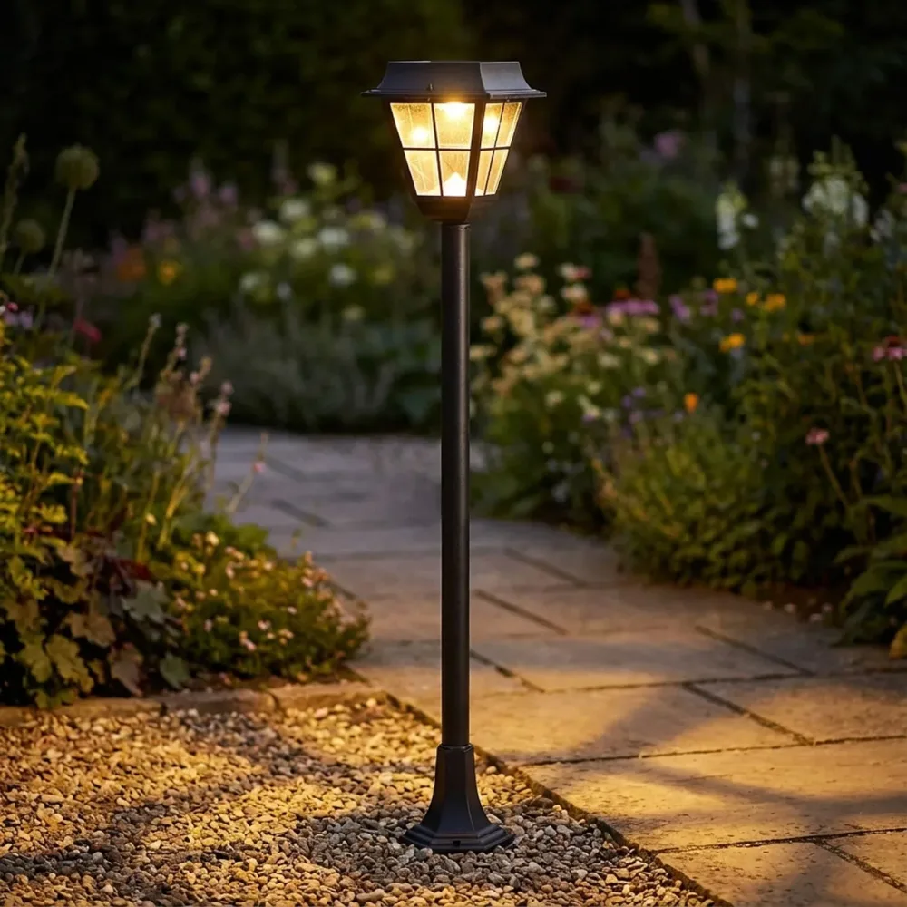 Hybrid Solar-LED-Wegeleuchte SWL-30 mit optional. Netzbetrieb