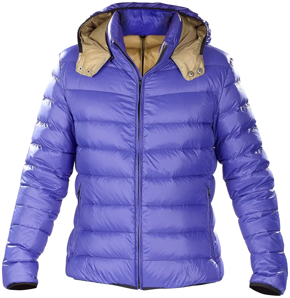 Ultraleichte Steppjacke mit Daunen, Grösse L, ultramarinblau, unisex